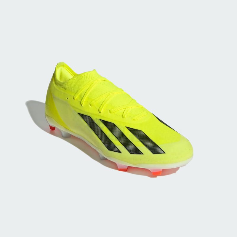 Adidas รองเท้าฟุตบอล / สตั๊ด X Crazyfast Pro FG | Team Solar Yellow 2/Core Black/Cloud White ( IG0601 ) - Image 2