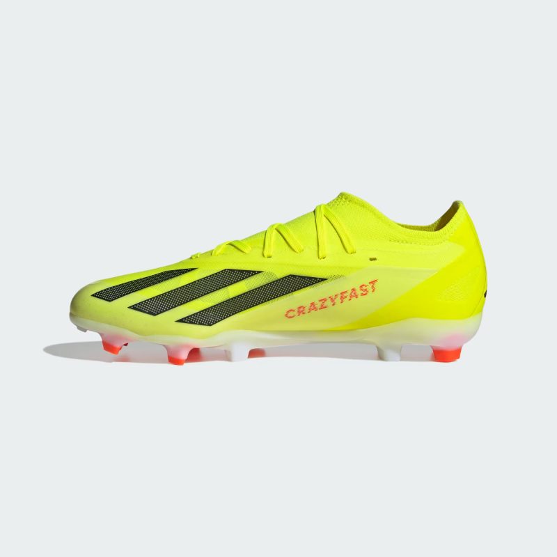 Adidas รองเท้าฟุตบอล / สตั๊ด X Crazyfast Pro FG | Team Solar Yellow 2/Core Black/Cloud White ( IG0601 ) - Image 4