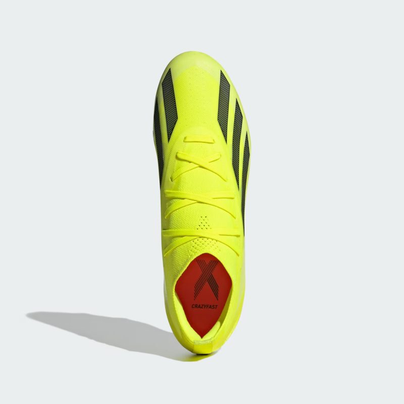 Adidas รองเท้าฟุตบอล / สตั๊ด X Crazyfast Pro FG | Team Solar Yellow 2/Core Black/Cloud White ( IG0601 ) - Image 5