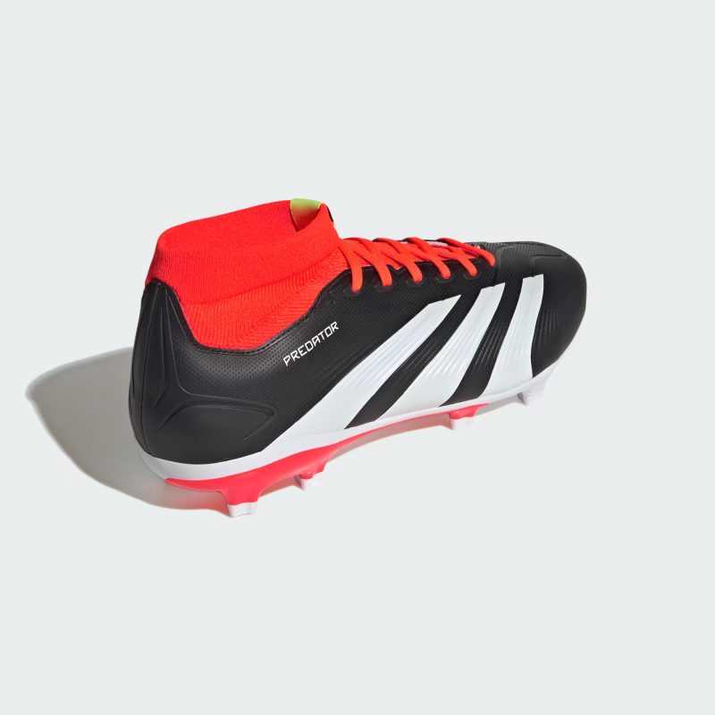 Adidas รองเท้าฟุตบอล / สตั๊ด Predator 24 League FG | Core Black/Cloud White/Solar Red ( IG7772 ) - Image 3