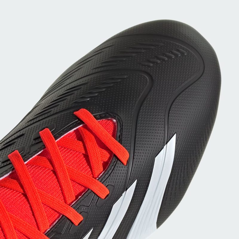 Adidas รองเท้าฟุตบอล / สตั๊ด Predator 24 League FG | Core Black/Cloud White/Solar Red ( IG7772 ) - Image 7