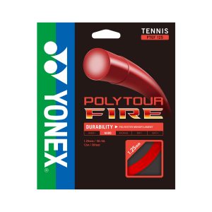 Yonex เอ็นไม้เทนนิส Polytour Fire 16L/1.25mm Tennis String Reel | Red ( PTGF125-001 )