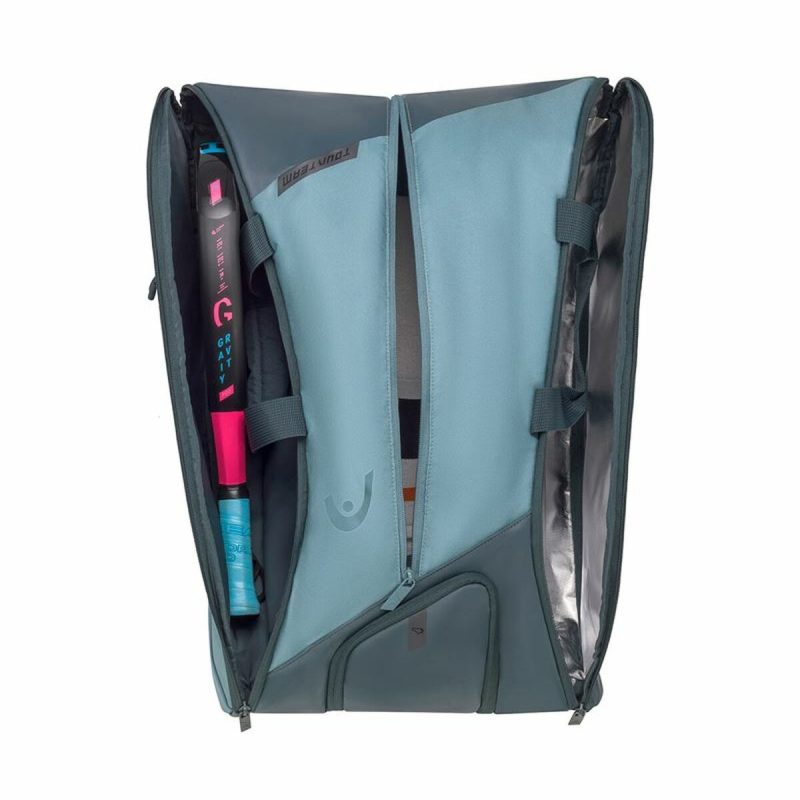 Head กระเป๋าเทนนิส Tour Racquet XL Tennis Bag 12R | Cyan Blue ( 260703 ) - Image 15