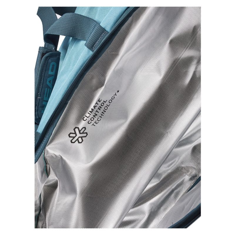 Head กระเป๋าเทนนิส Tour Racquet XL Tennis Bag 12R | Cyan Blue ( 260703 ) - Image 16