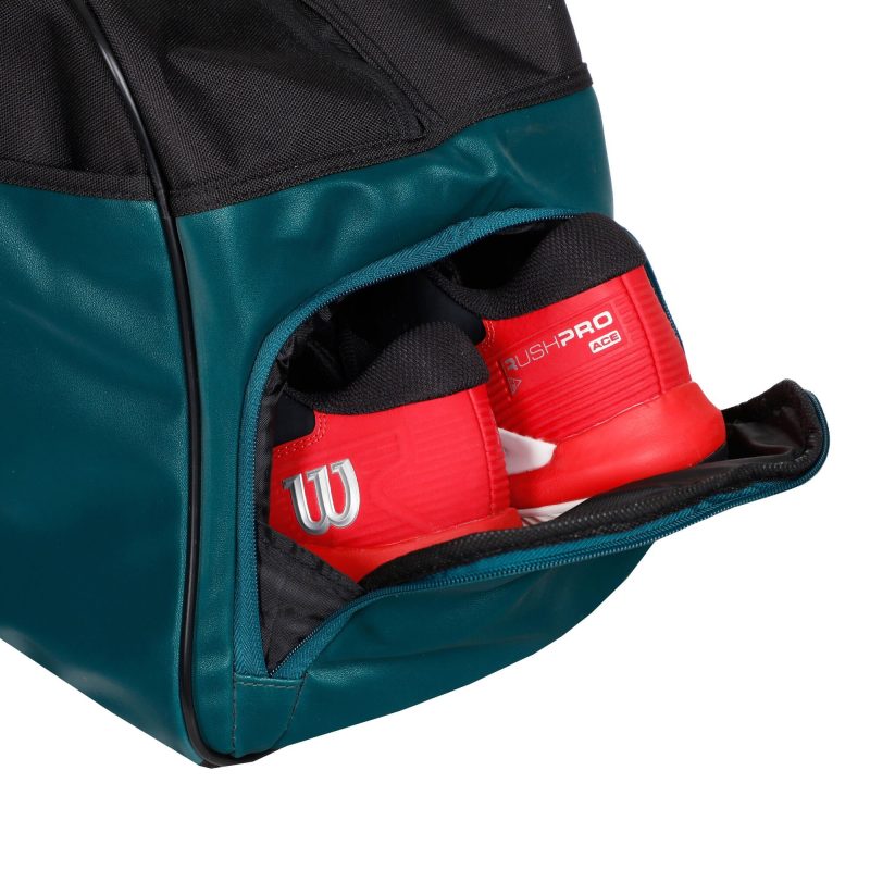 Wilson กระเป๋าเทนนิส Blade V9 Super Tour Tennis Duffel Bag | Green ( WR8032101001 ) - Image 19