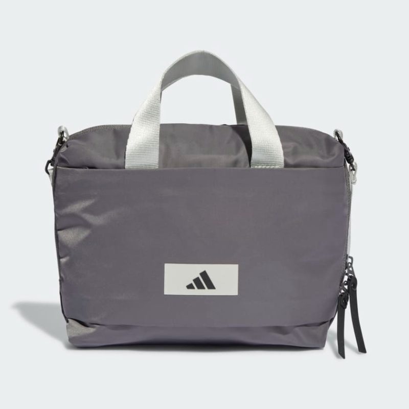 Adidas กระเป๋าขนาดเล็ก GYM HIGH-INTENSITY | Grey Five / Black / Wonder Silver | (HZ5950) - Image 2