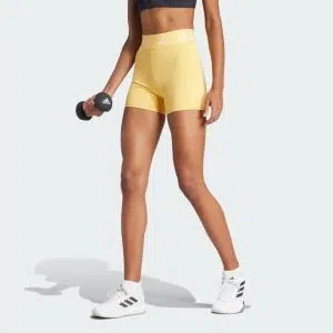 Adidas กางเกงเลกกิ้งขาสั้นผู้หญิง TECHFIT SHORT LEGGINGS | Semi Spark | (IU1856)