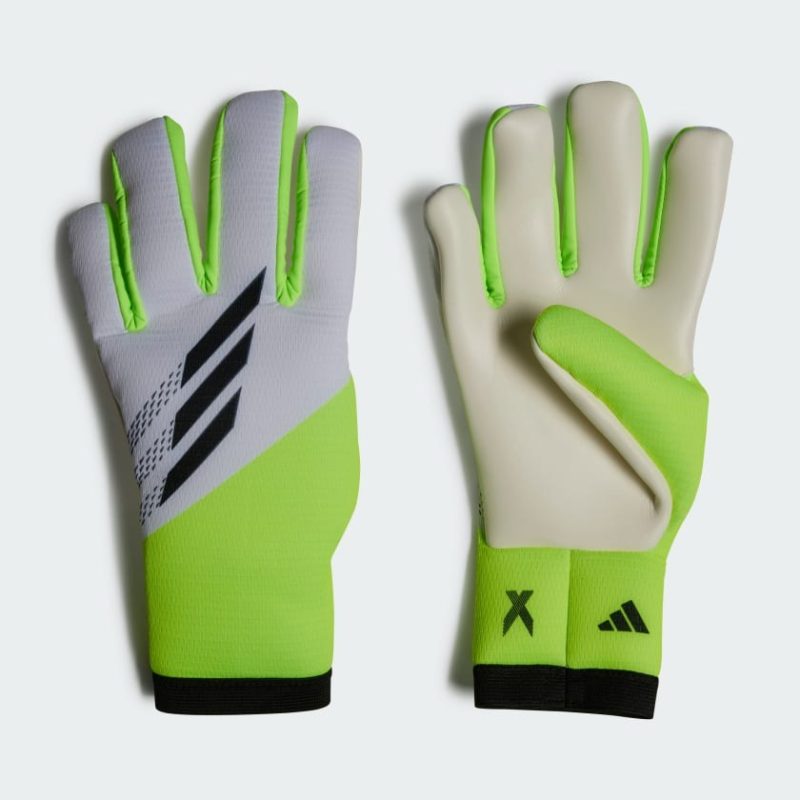 Adidas ถุงมือสำหรับฝึกซ้อม X | White / Lucid Lemon / Black | (IA0835) - Image 3