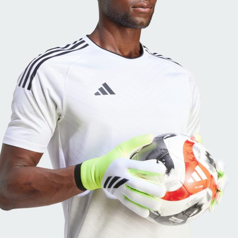Adidas ถุงมือสำหรับฝึกซ้อม X | White / Lucid Lemon / Black | (IA0835) - Image 6