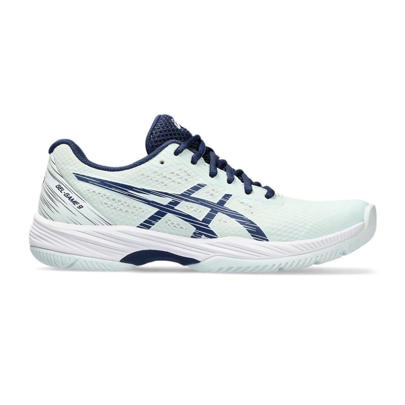 Asics รองเท้าเทนนิสผู้หญิง Gel-Game 9 | Pale Mint/Blue Expanse | (1042A211-300)