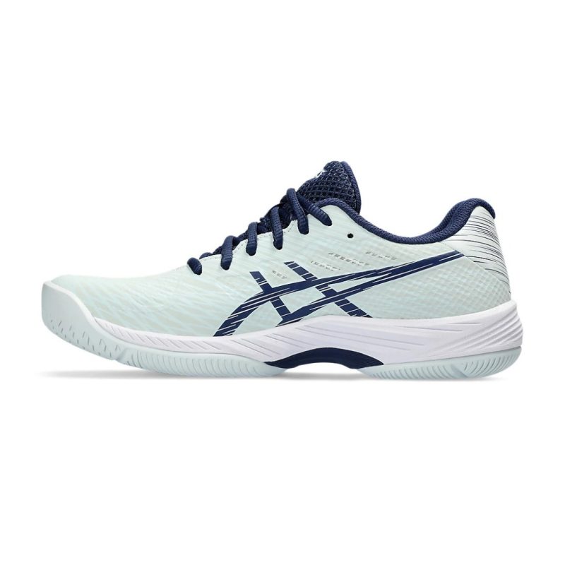 Asics รองเท้าเทนนิสผู้หญิง Gel-Game 9 | Pale Mint/Blue Expanse | (1042A211-300) - Image 2