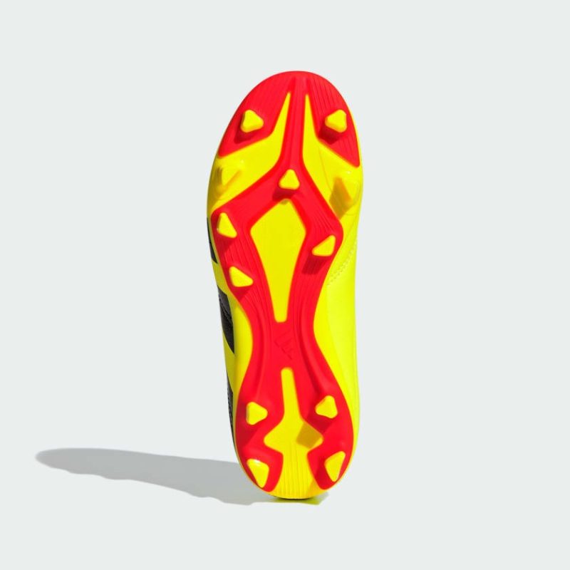 Adidas รองเท้า PREDATOR CLUB FLEXIBLE GROUND FOOTBALL BOOTS | Team Solar Yellow 2 / Core Black / Solar Red | (IG5426) - Image 4