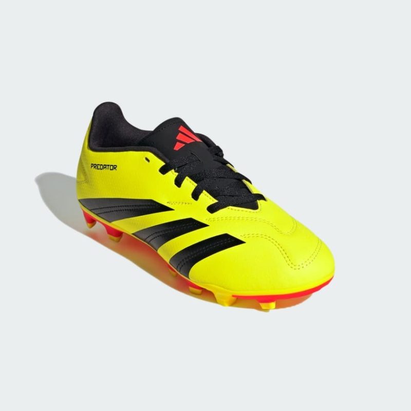 Adidas รองเท้า PREDATOR CLUB FLEXIBLE GROUND FOOTBALL BOOTS | Team Solar Yellow 2 / Core Black / Solar Red | (IG5426) - Image 5