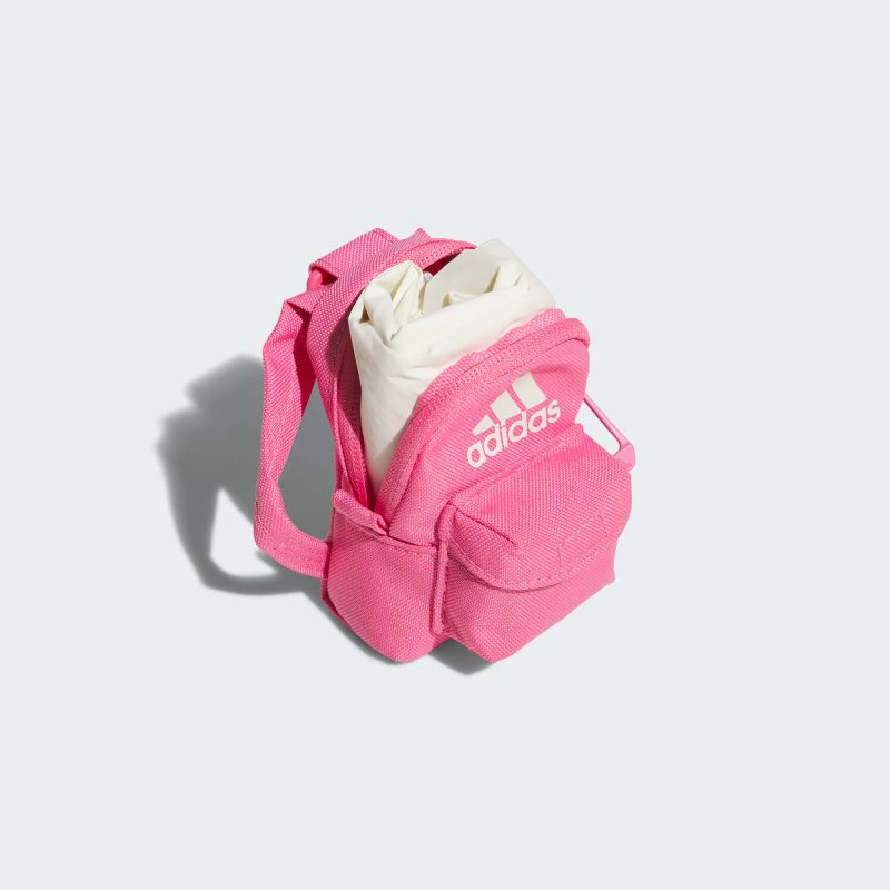Adidas กระเป๋าหิ้วพับเก็บได้ Packable Bag | Pink Fusion/Off White ( IK7488 ) - Image 4