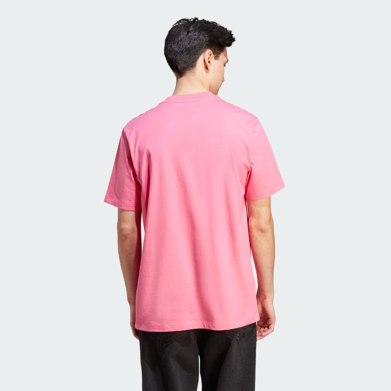 Adidas เสื้อยืดผู้ชาย Future Icons Badge of Sport Bomber Tee | Semi Solar Pink/Black ( IN1626 ) - Image 3