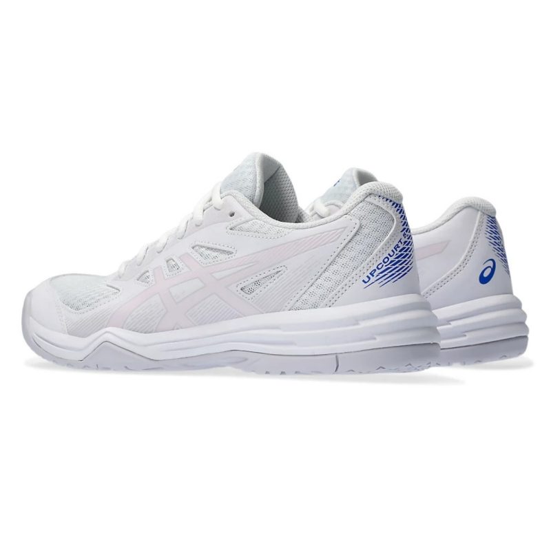 Asics รองเท้าแบดมินตันผู้หญิง Upcourt 5 | White/Cosmos ( 1072A088-105 ) - Image 3