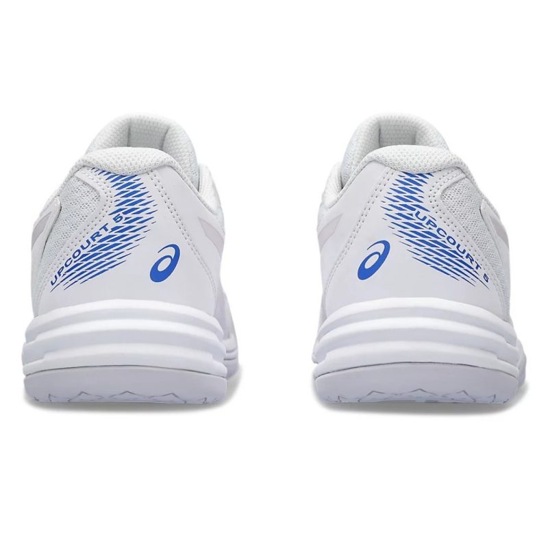 Asics รองเท้าแบดมินตันผู้หญิง Upcourt 5 | White/Cosmos ( 1072A088-105 ) - Image 5
