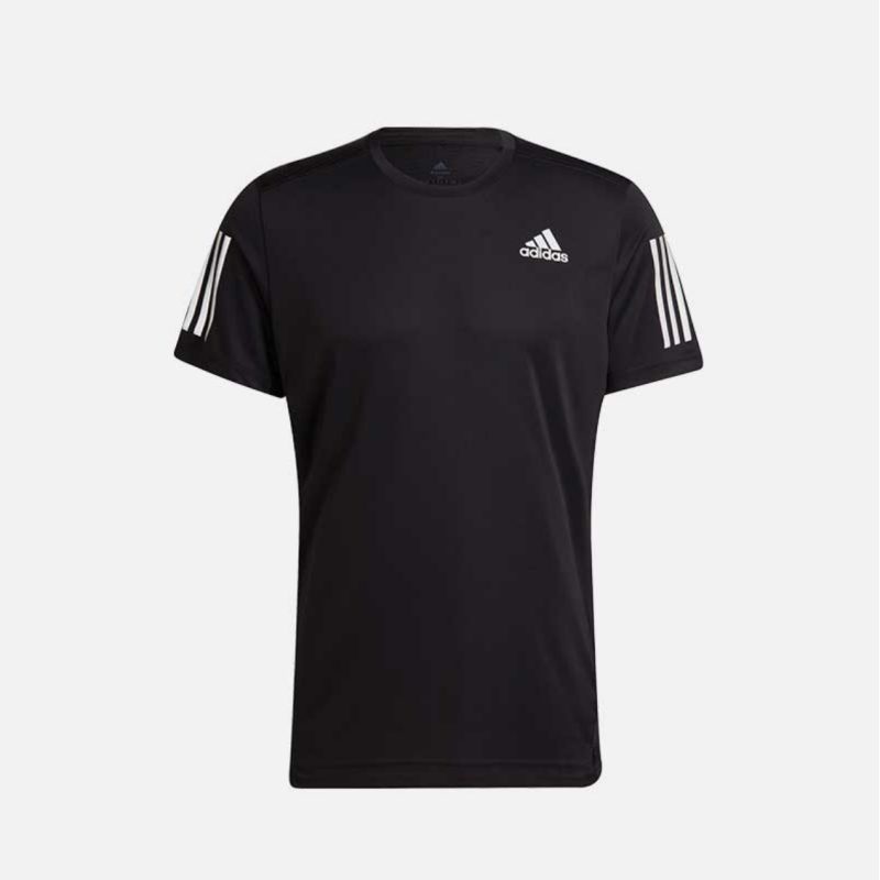 Adidas เสื้อผู้ชาย Own The Run 3-Stripes Running Tee ( H58591 )