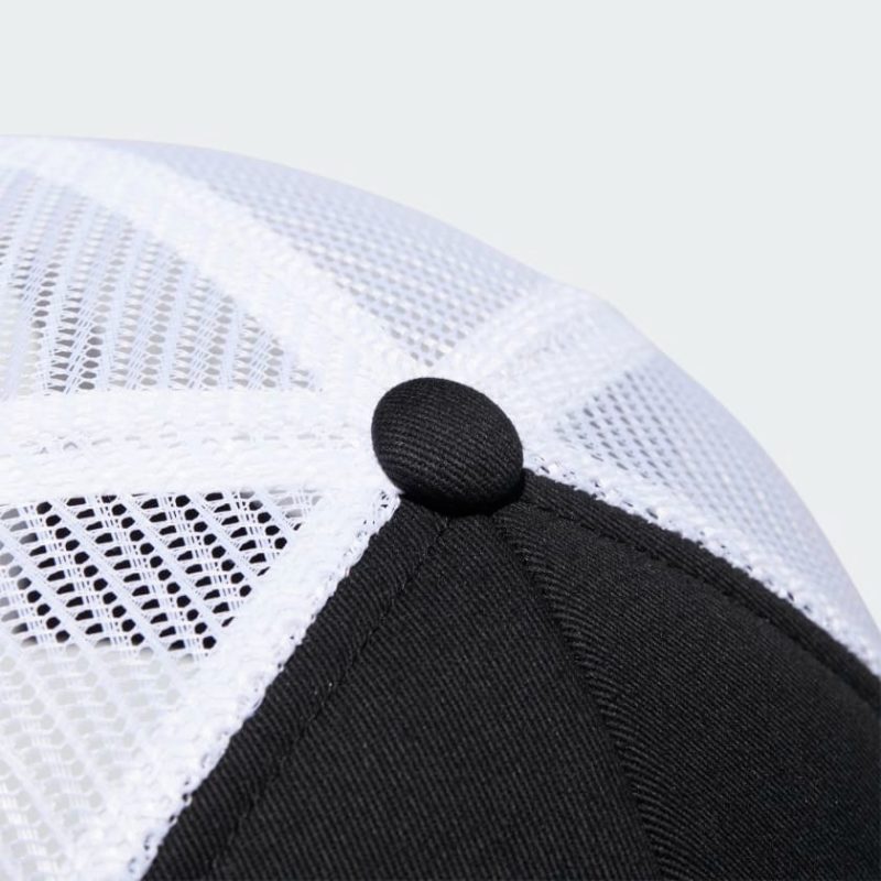 Adidas หมวก Trucker Cap | Black / White ( HI3555 ) - Image 3