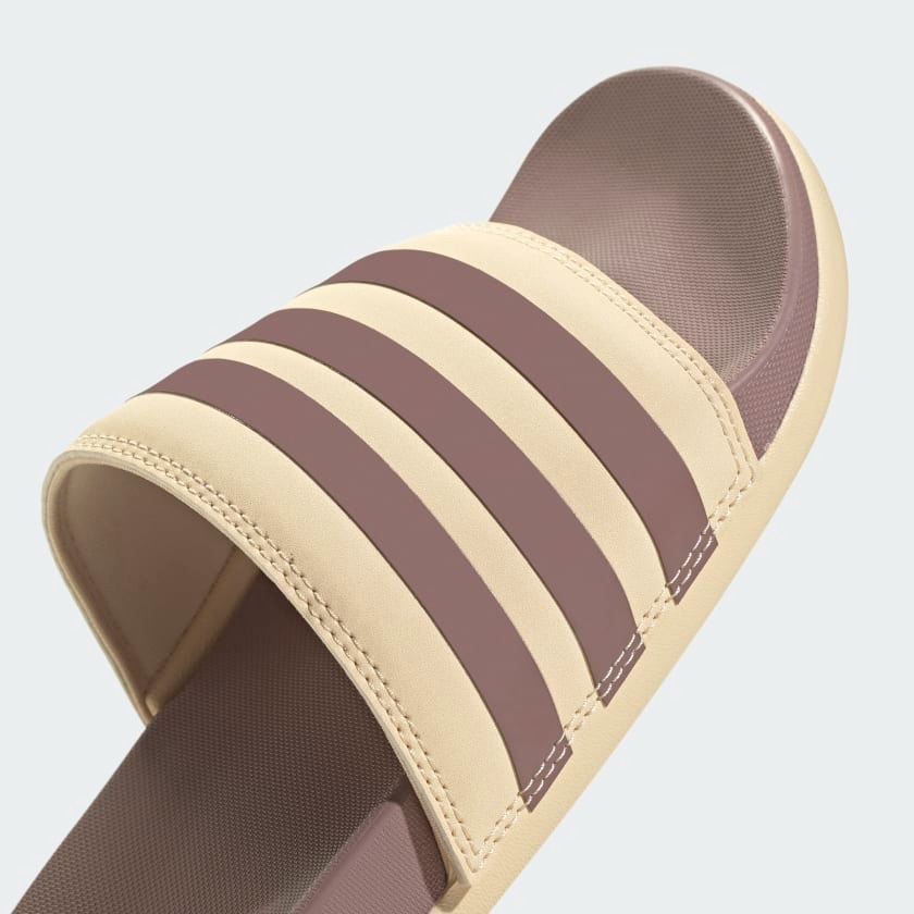 Adidas รองเท้าแตะ Adilette Comfort | Sand Strata / Purple / Sand Strata | (H03621) - Image 8