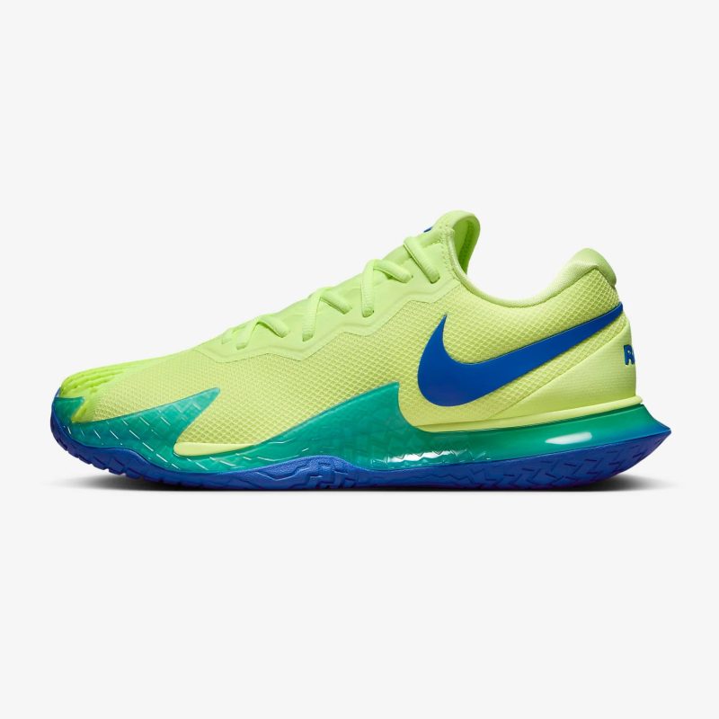 Nike รองเท้าเทนนิสผู้ชาย Zoom Vapor Cage 4 Rafa | Light Lemon Twist/Light Photo Blue/Game Royal ( DD1579-700 )