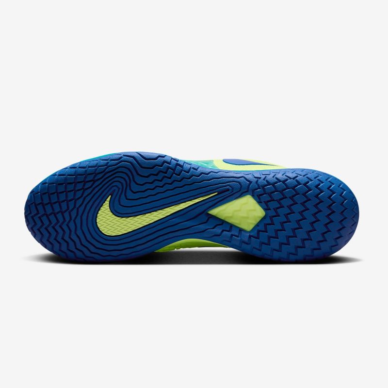 Nike รองเท้าเทนนิสผู้ชาย Zoom Vapor Cage 4 Rafa | Light Lemon Twist/Light Photo Blue/Game Royal ( DD1579-700 ) - Image 2