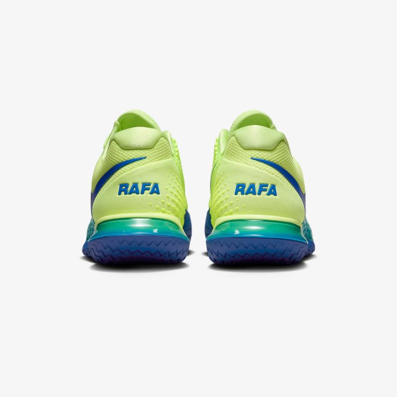 Nike รองเท้าเทนนิสผู้ชาย Zoom Vapor Cage 4 Rafa | Light Lemon Twist/Light Photo Blue/Game Royal ( DD1579-700 ) - Image 4