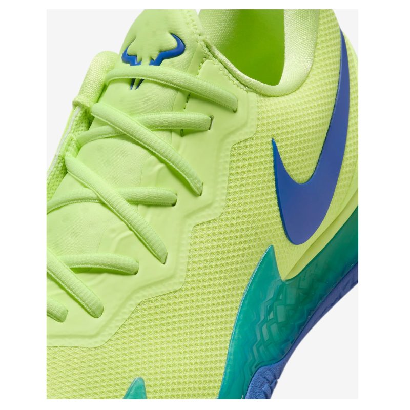 Nike รองเท้าเทนนิสผู้ชาย Zoom Vapor Cage 4 Rafa | Light Lemon Twist/Light Photo Blue/Game Royal ( DD1579-700 ) - Image 7