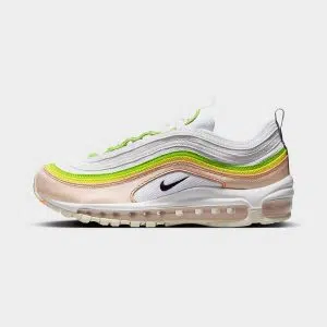 Nike รองเท้าผ้าใบผู้หญิง Air Max 97 | White/Black-pearl Pink Blanc/Rose perle/Noir ( FD0870-100 )