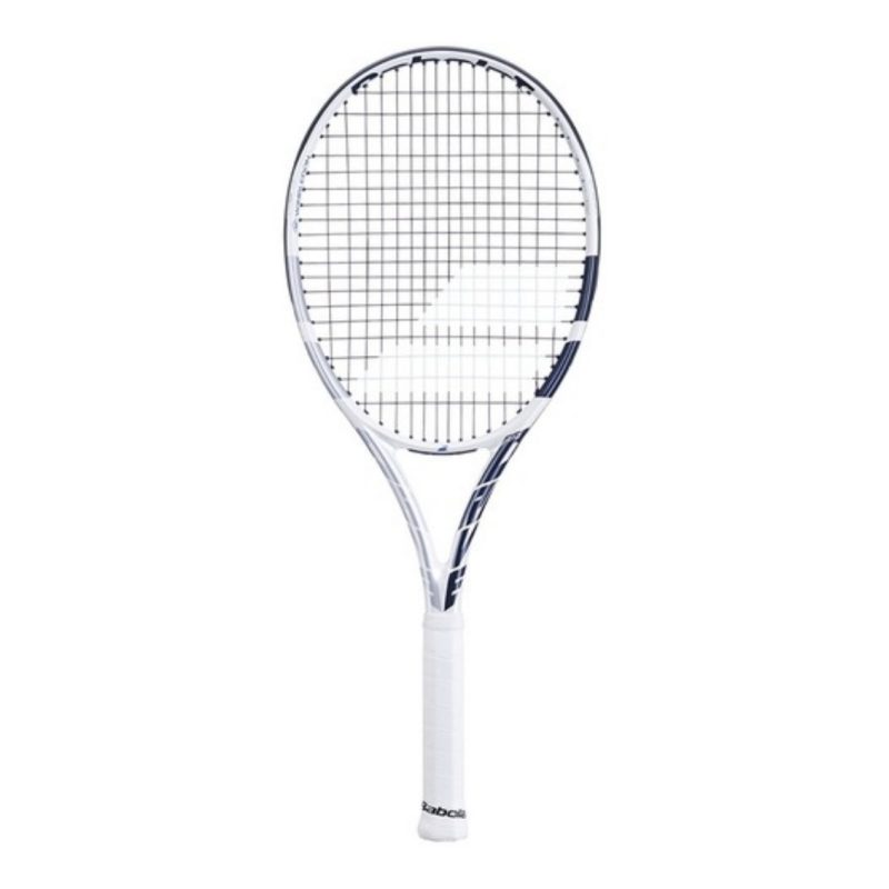 Babolat ไม้เทนนิส Pure Drive Wimbledon Tennis G2,G3 (2024) | White / Grey (101516 )