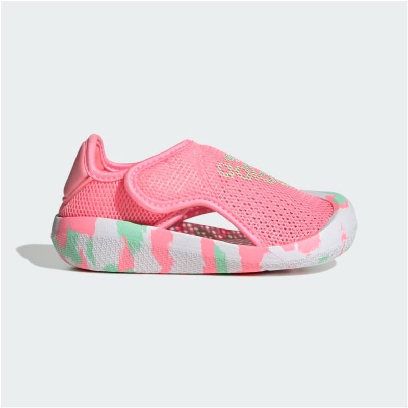 Adidas รองเท้าเด็กเล็ก Altaventure Sport Swim Sandal | Cloud White / Beam Pink / Pulse Mint ( HQ1282 )