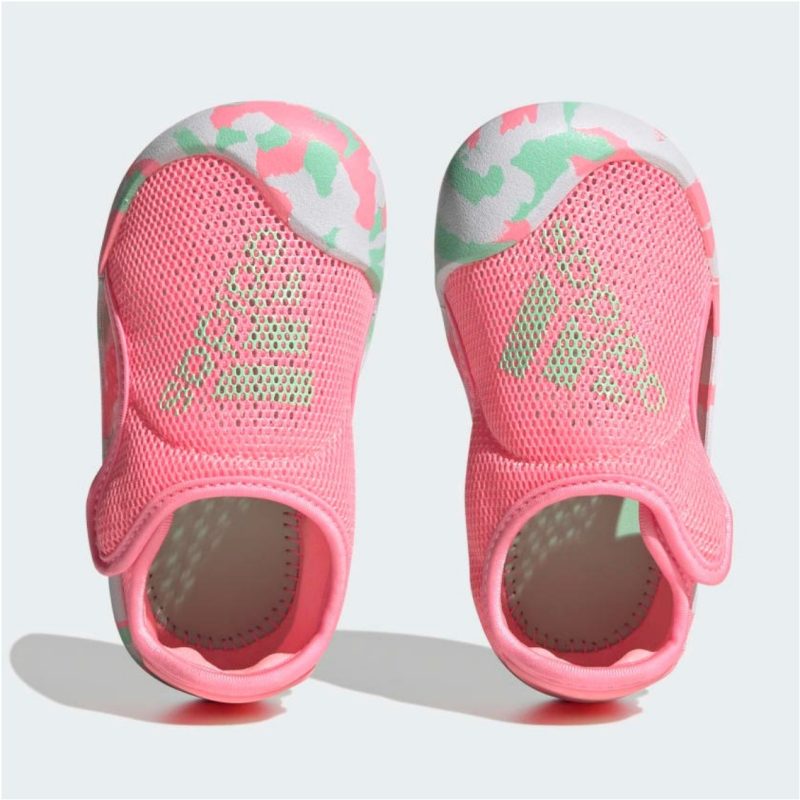 Adidas รองเท้าเด็กเล็ก Altaventure Sport Swim Sandal | Cloud White / Beam Pink / Pulse Mint ( HQ1282 ) - Image 2
