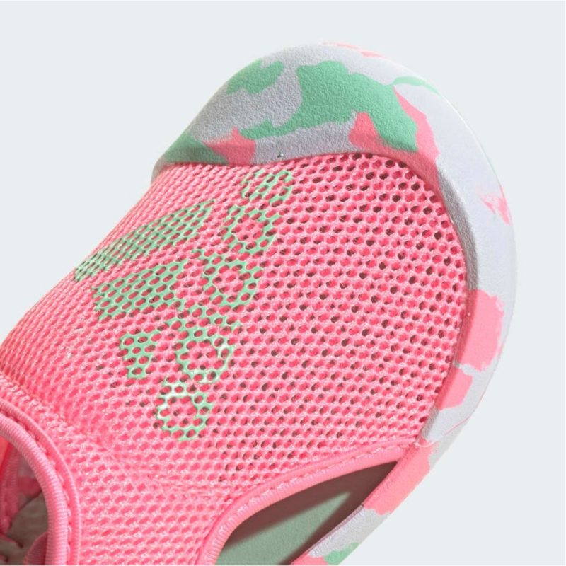 Adidas รองเท้าเด็กเล็ก Altaventure Sport Swim Sandal | Cloud White / Beam Pink / Pulse Mint ( HQ1282 ) - Image 7