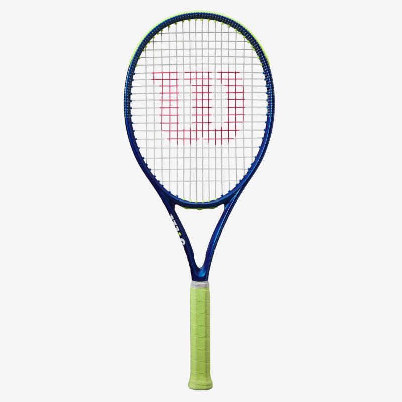 Wilson ไม้เทนนิส Clash 100 V2 US Open 2024 Tennis Racket FRM 2 4 1/4 | Lime/Blue/White ( WR166611U2 )
