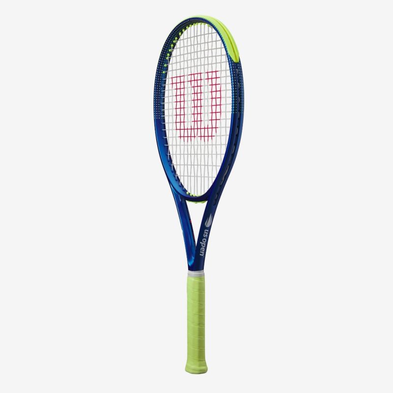 Wilson ไม้เทนนิส Clash 100 V2 US Open 2024 Tennis Racket FRM 2 4 1/4 | Lime/Blue/White ( WR166611U2 ) - Image 2