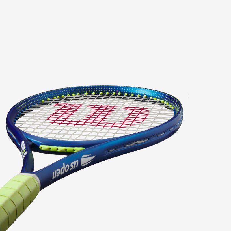 Wilson ไม้เทนนิส Clash 100 V2 US Open 2024 Tennis Racket FRM 2 4 1/4 | Lime/Blue/White ( WR166611U2 ) - Image 5