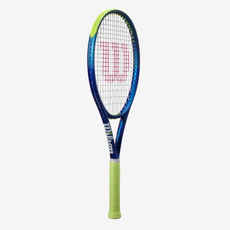 Wilson ไม้เทนนิส Clash 100 V2 US Open 2024 Tennis Racket FRM 2 4 1/4 | Lime/Blue/White ( WR166611U2 ) - Image 3