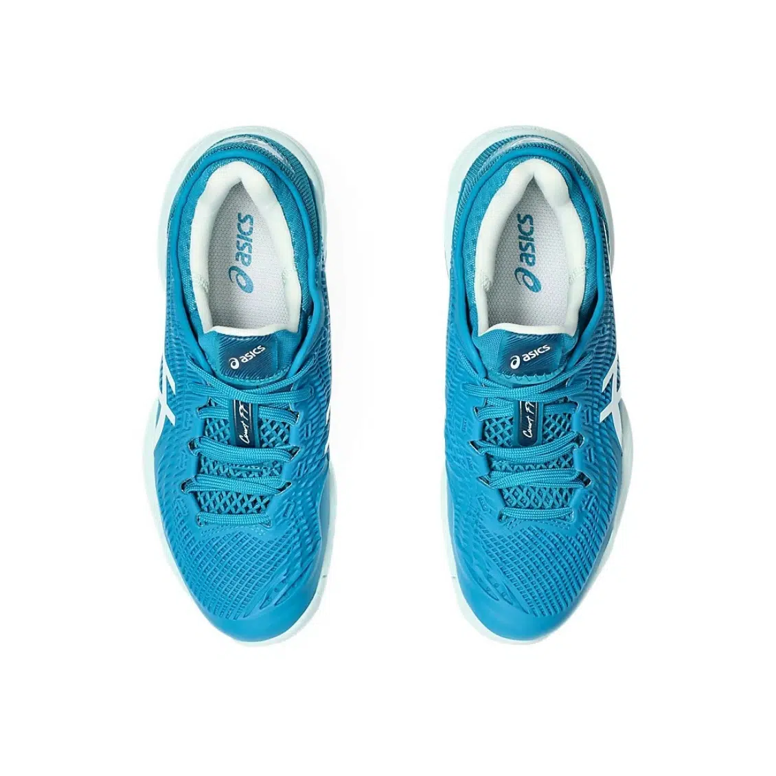 Asics รองเท้าเทนนิสผู้หญิง Court FF 3 | Teal Blue/White ( 1042A220-401 ) - Image 7