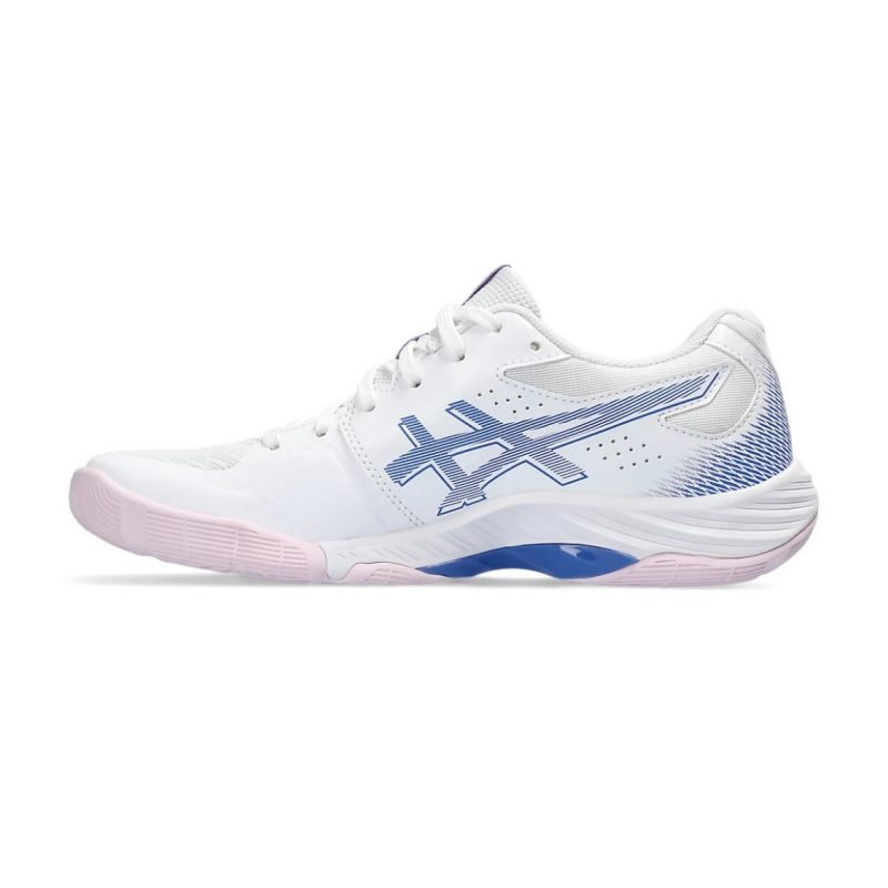 Asics รองเท้าแบดมินตันผู้หญิง Blade FF | White/Sapphire ( 1072A094-101 ) - Image 5