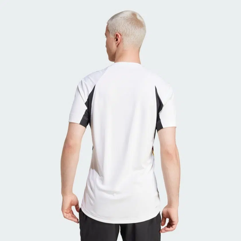 Adidas เสื้อเทนนิสผู้ชาย Tennis HEAT.RDY Pro FreeLift Tee | Spark / White ( IS8966 ) - Image 3