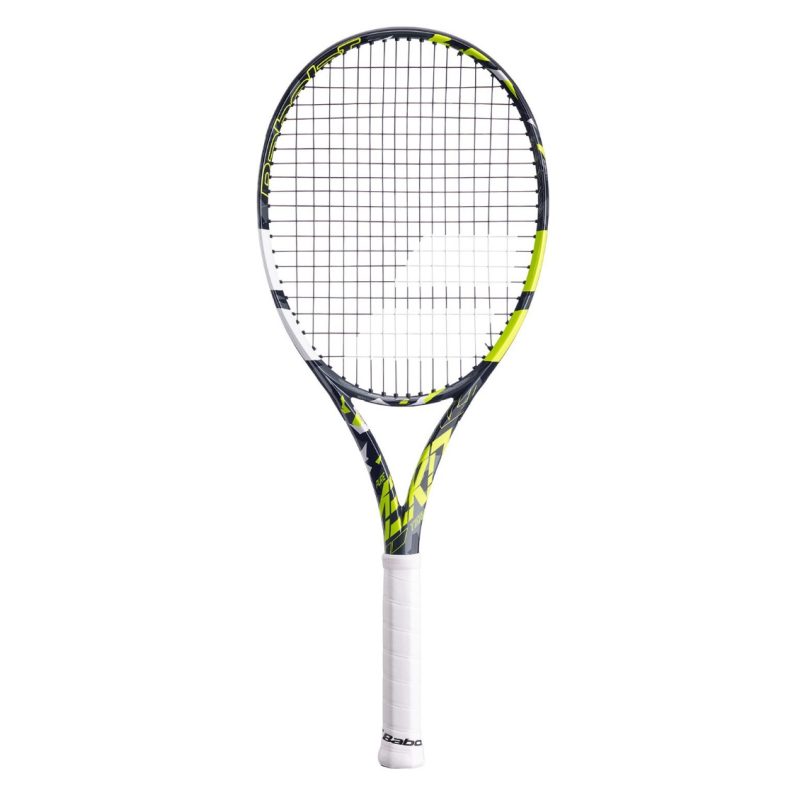 Babolat ไม้เทนนิส Pure Aero Team Tennis Racket G2 | Grey/Yellow/White ( 101488 )