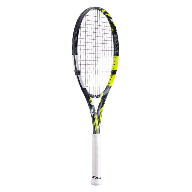 Babolat ไม้เทนนิส Pure Aero Team Tennis Racket G2 | Grey/Yellow/White ( 101488 ) - Image 2
