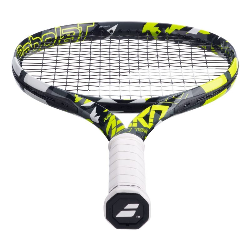 Babolat ไม้เทนนิส Pure Aero Team Tennis Racket G2 | Grey/Yellow/White ( 101488 ) - Image 5