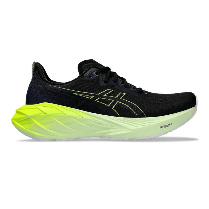 Asics รองเท้าวิ่งผู้ชาย Novablast 4 Wide | Black/Blue Expanse ( 1011B694-003 )