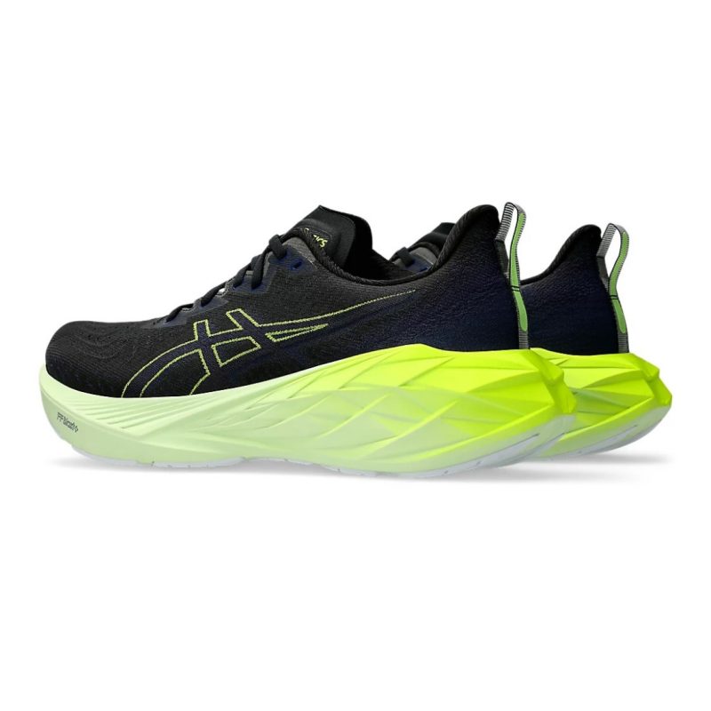 Asics รองเท้าวิ่งผู้ชาย Novablast 4 Wide | Black/Blue Expanse ( 1011B694-003 ) - Image 3