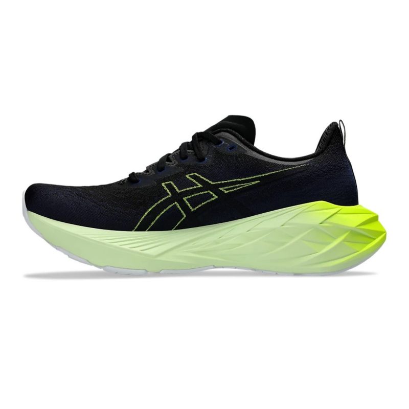 Asics รองเท้าวิ่งผู้ชาย Novablast 4 Wide | Black/Blue Expanse ( 1011B694-003 ) - Image 4