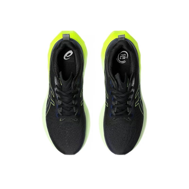 Asics รองเท้าวิ่งผู้ชาย Novablast 4 Wide | Black/Blue Expanse ( 1011B694-003 ) - Image 6