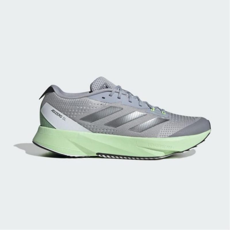 Adidas รองเท้า ADIZERO SL | Halo Silver / Iron Metallic / Semi Green Spark | (IG3337)