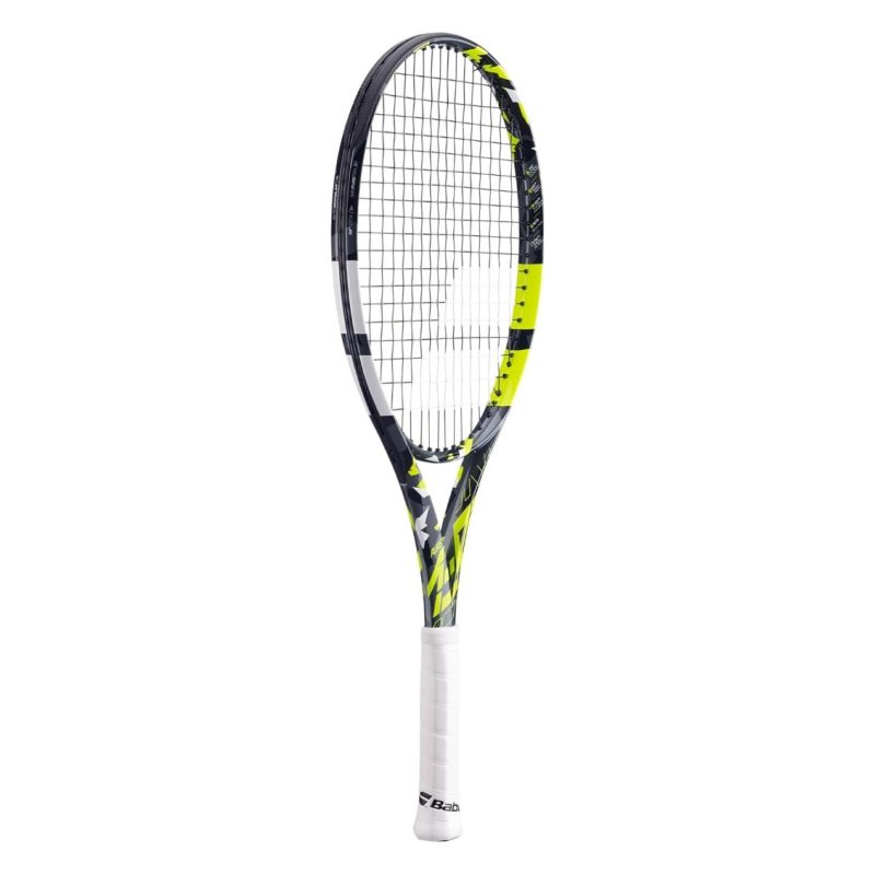 Babolat ไม้เทนนิสเด็ก Pure Aero Junior 26 Tennis Racket | Gray / Yellow / White ( 140464 ) - Image 2