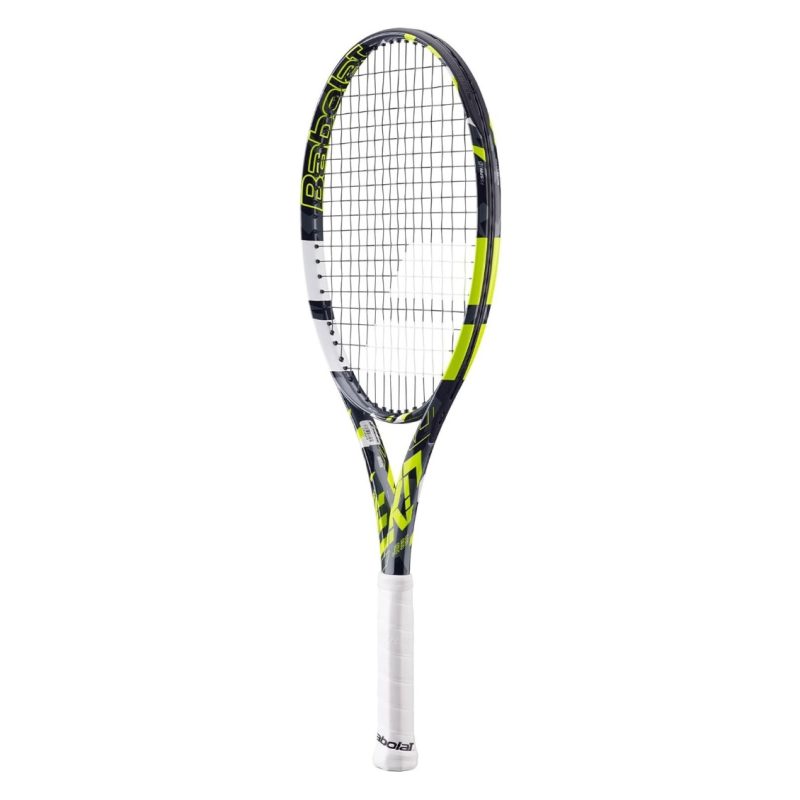 Babolat ไม้เทนนิสเด็ก Pure Aero Junior 26 Tennis Racket | Gray / Yellow / White ( 140464 ) - Image 3